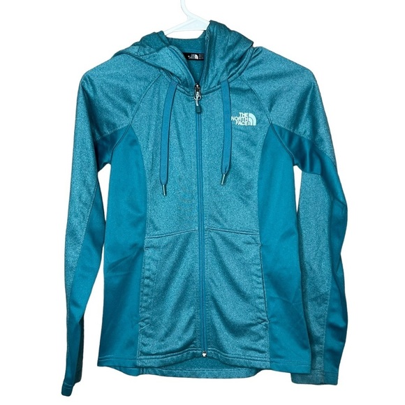 The North Face Jackets & Blazers - The North Face Womens Full Zip Hoodie Jacket Hooded Size XS Teal Blue